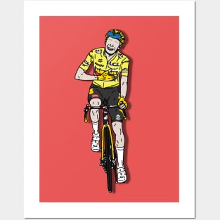 Jonas Vingegaard Champion Tour de France 2022 - Yellow jersey Posters and Art